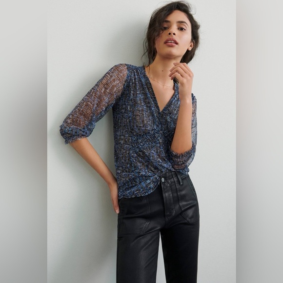 Anthropologie Gretchen Smocked Tunic | Size Small - Picture 3 of 12